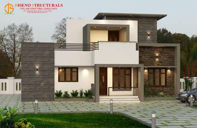 Exterior, Lighting Designs by Contractor Subeesh Amayur, Palakkad | Kolo