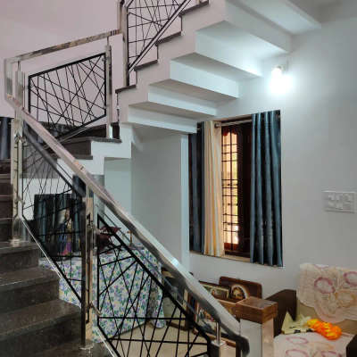 Furniture, Living, Staircase, Window, Prayer Room Designs by Fabrication & Welding Hi-Tech Designs Handrail Professionals , Idukki | Kolo