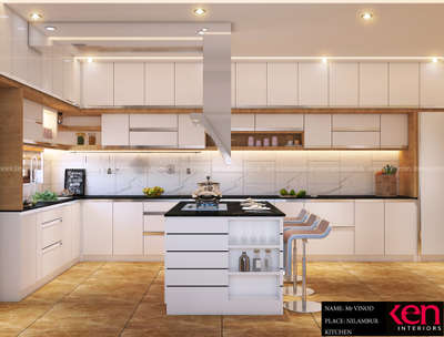 Flooring, Kitchen, Lighting, Storage, Furniture Designs by Architect Ar anulashin , Malappuram | Kolo