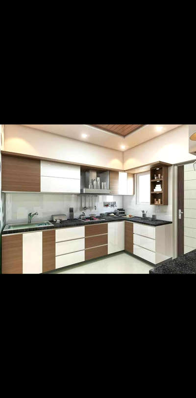 Kitchen, Lighting, Storage Designs by Interior Designer J S INTERIORS, Delhi | Kolo