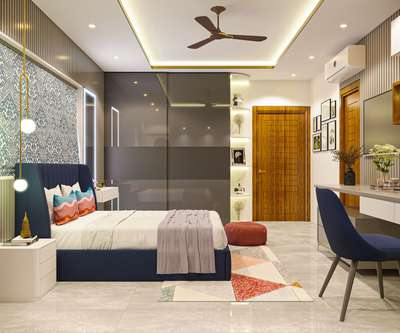 Furniture, Lighting, Storage, Bedroom Designs by Architect Tushar Sharma, Faridabad | Kolo