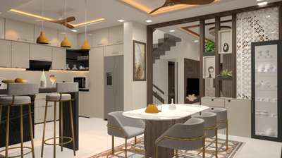 Dining, Furniture, Storage, Table, Lighting Designs by Architect Sanrachna  Creations, Indore | Kolo