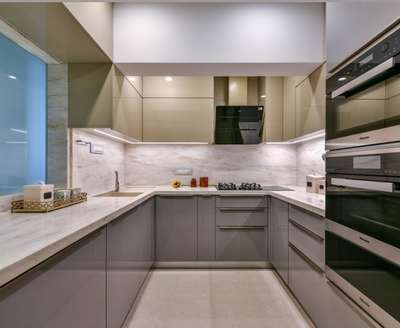 Kitchen, Lighting, Storage Designs by Interior Designer MAJESTIC INTERIORS ®, Faridabad | Kolo
