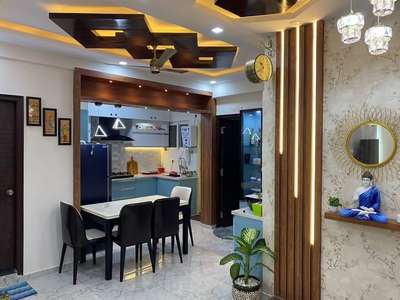 Dining, Ceiling, Furniture, Lighting, Table Designs by Interior Designer MD Raza, Gautam Buddh Nagar | Kolo