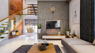 Furniture, Living, Staircase, Storage Designs by Architect Ar Praseetha, Palakkad | Kolo