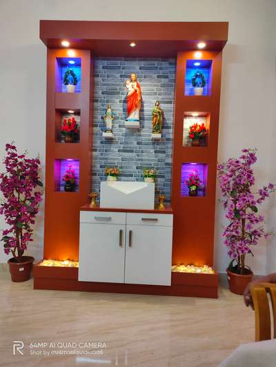 Prayer Room Designs by Carpenter sanoj gopal, Idukki | Kolo