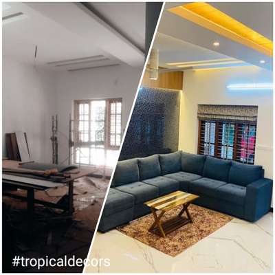 Furniture, Lighting, Living Designs by Interior Designer Riyas K S, Kottayam | Kolo