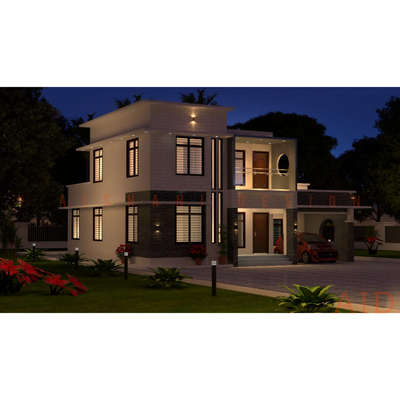 Exterior, Lighting Designs by 3D & CAD Aiswarya  K anu, Wayanad | Kolo