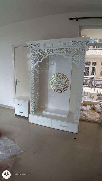 Prayer Room, Storage Designs by Carpenter Shane Saifi, Gurugram | Kolo