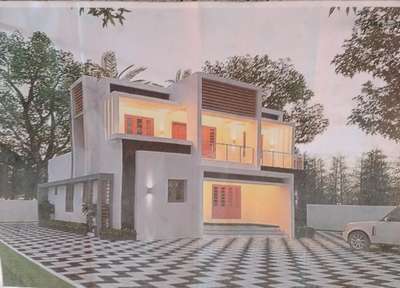 Exterior Designs by Contractor Girish  VG, Pathanamthitta | Kolo