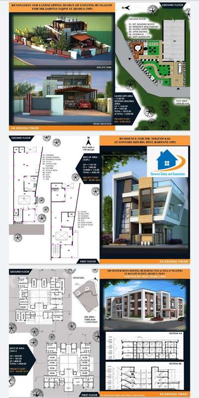 Plans Designs by Architect Devwrat Dubey and Associates, Indore | Kolo