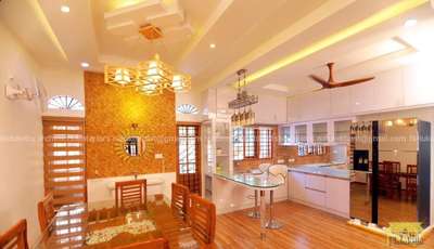 Kitchen, Dining, Home Decor, Lighting Designs by Interior Designer Nalukettu  interiors , Thiruvananthapuram | Kolo