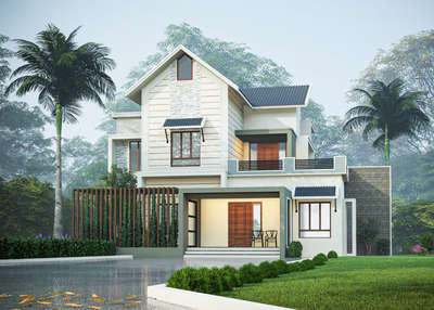 Exterior Designs by 3D & CAD mohammed favaz, Malappuram | Kolo
