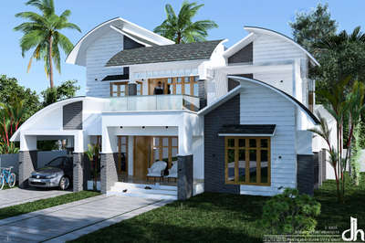 Exterior Designs by Architect Delmin Davis, Thrissur | Kolo