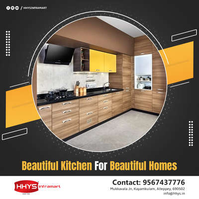 Kitchen, Storage Designs by Building Supplies HHYS Inframart , Alappuzha | Kolo