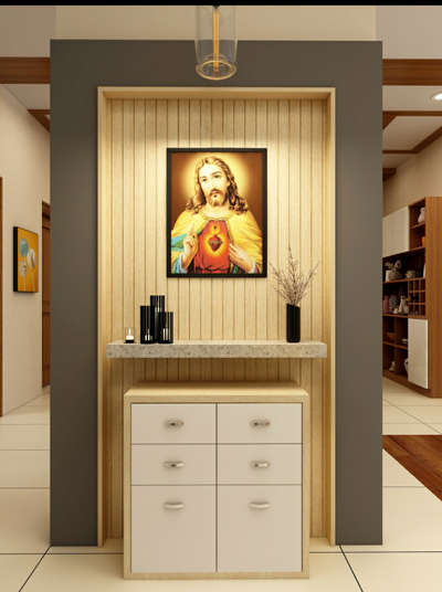 Prayer Room, Storage Designs by 3D & CAD Baiju TK, Thiruvananthapuram | Kolo