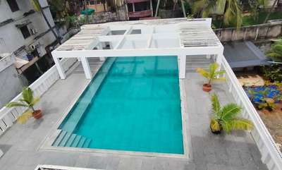 Roof Designs by Swimming Pool Work crystal  Drops, Ernakulam | Kolo