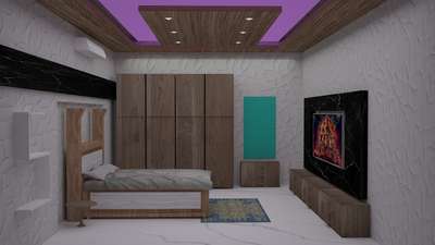 Ceiling, Furniture, Storage, Bedroom Designs by Interior Designer Rajat prajapati , Delhi | Kolo