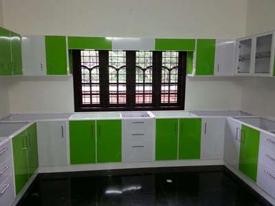 Kitchen, Storage, Window Designs by Interior Designer Unni Poonthottathil, Kannur | Kolo