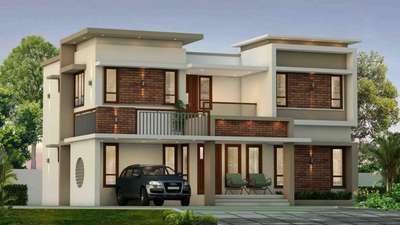 Exterior Designs by Civil Engineer Kerala home, Kozhikode | Kolo