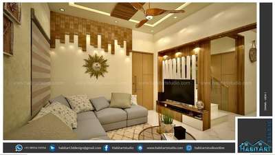 Furniture, Lighting, Living Designs by Interior Designer ℍ𝔸𝔹𝕀𝕋 𝔸ℝ𝕋 
 
𝕊𝕋𝕌𝔻𝕀𝕆, Ernakulam | Kolo