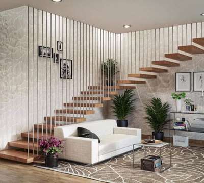 Staircase, Living, Furniture Designs by Contractor sooryan Developers contractors and Engineers, Ernakulam | Kolo