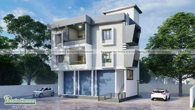 Exterior Designs by 3D & CAD Kerala  Homes, Ernakulam | Kolo
