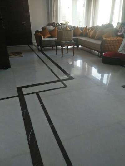 Flooring, Furniture, Living Designs by Contractor Kishan Kant Sharma , Delhi | Kolo