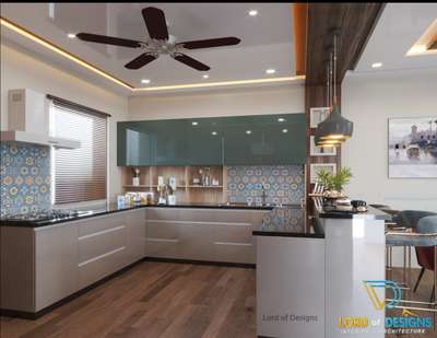 Kitchen, Lighting, Storage Designs by Interior Designer Lord of Designs, Jaipur | Kolo