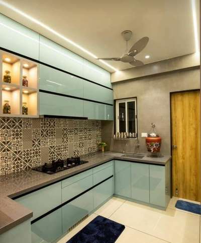 Kitchen, Storage, Lighting Designs by Carpenter Mohammad Riyaz, Jaipur | Kolo