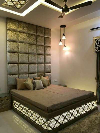 Storage, Lighting, Furniture, Bedroom Designs by Carpenter Asif  woodwork solutions , Noida | Kolo