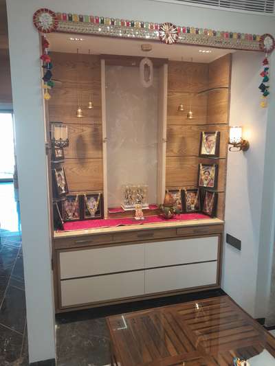 Prayer Room, Storage Designs by Electric Works ashok parewa, Jaipur | Kolo