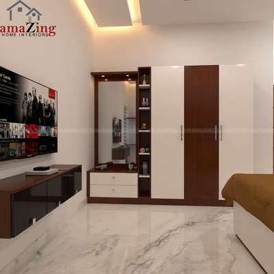 Flooring, Lighting, Storage Designs by Interior Designer Niju George, Alappuzha | Kolo