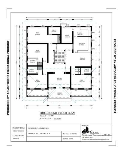 Plans Designs by Civil Engineer new arc, Ernakulam | Kolo