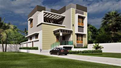 Exterior Designs by 3D & CAD Davidson Sekar, Thiruvananthapuram | Kolo
