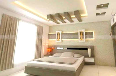 Ceiling, Furniture, Storage, Bedroom, Wall Designs by Painting Works Musafir Musafir, Kozhikode | Kolo