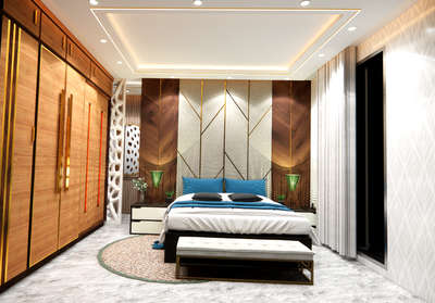 Bedroom, Ceiling, Furniture, Lighting, Storage Designs by 3D & CAD 10 design  studio, Sonipat | Kolo