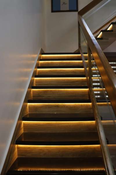 Lighting, Staircase Designs by Interior Designer Sarath Koyyot, Kannur | Kolo