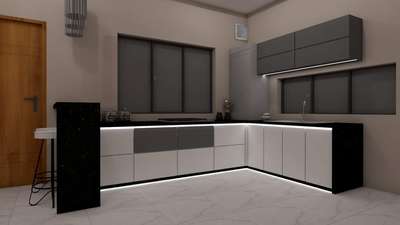 Kitchen, Storage Designs by 3D & CAD Sachin Jangra, Panipat | Kolo