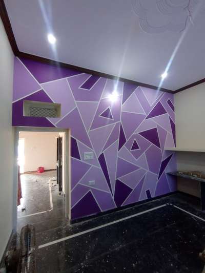 Ceiling, Lighting, Wall Designs by Painting Works Akram Bhati, Ajmer | Kolo