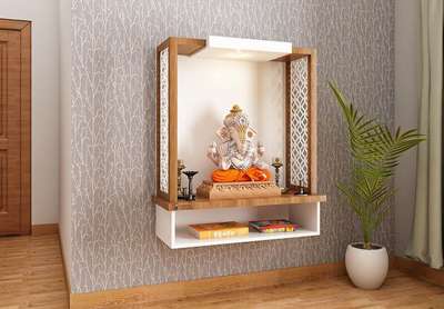 Prayer Room, Storage Designs by Carpenter Sujith nedungottur, Palakkad | Kolo