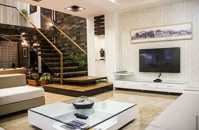 Furniture, Living, Table, Storage, Staircase Designs by Interior Designer Neelu  Sharma, Indore | Kolo