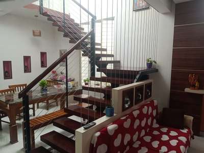 Staircase, Living, Furniture, Home Decor, Dining Designs by Contractor POLY K Paul, Ernakulam | Kolo
