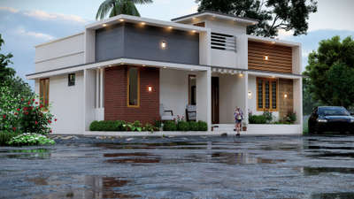 Exterior, Lighting Designs by Architect AISHA V, Kozhikode | Kolo