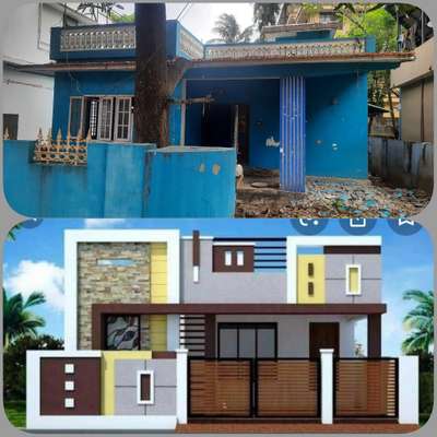 Exterior, Outdoor Designs by Contractor Sharon Davis, Thrissur | Kolo