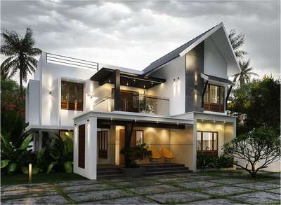 Exterior, Lighting Designs by Interior Designer Salim N, Thrissur | Kolo