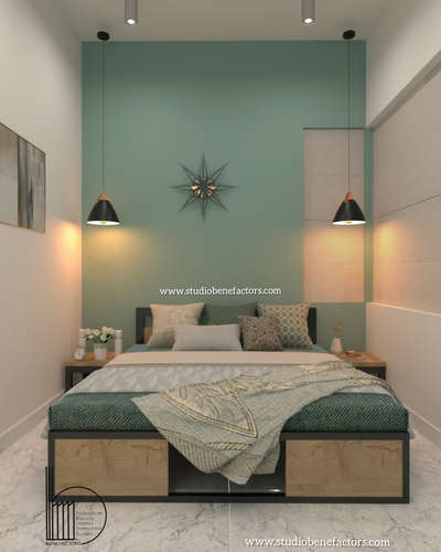 Furniture, Bedroom, Lighting, Storage Designs by Architect BENEFACTORS STUDIO, Kannur | Kolo