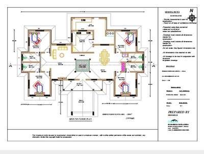 Plans Designs by Civil Engineer KANNAN BHASKARAN, Kannur | Kolo