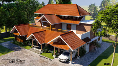 Exterior Designs by 3D & CAD Anju Kadju, Thiruvananthapuram | Kolo