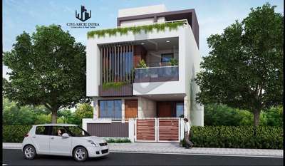 Exterior Designs by Civil Engineer Vivek Kansotia, Indore | Kolo
